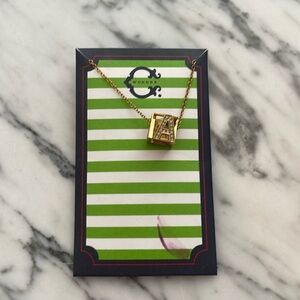 NWT C Wonder Initial “A” Necklace - Gold